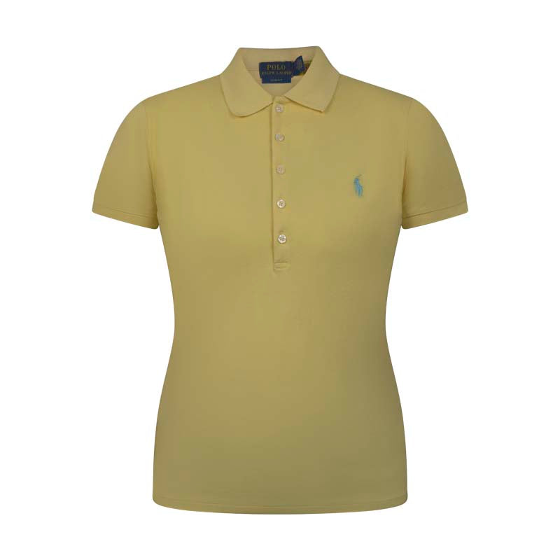 Ralph Lauren Slim Fit Stretch Polo Shirt Yellow