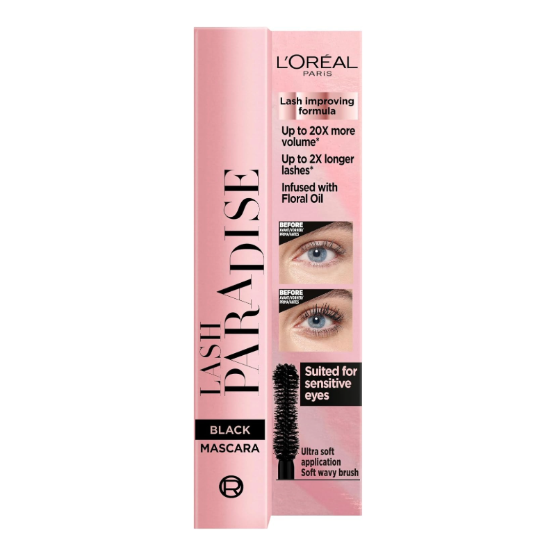 L'Oréal Paradise Mascara Black With Floral Oil (Blemished Box)