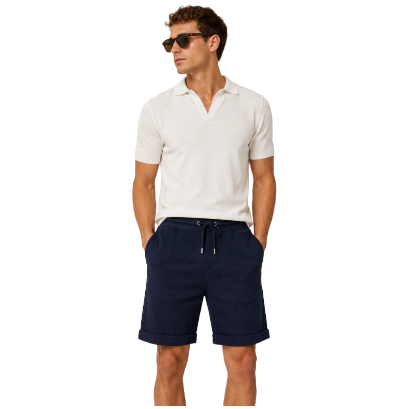 Hugo Boss Lasdun 129 Men's Shorts Dark Blue