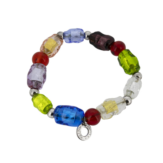 Antica Murrina Rainbow Glass Libra Bracelet
