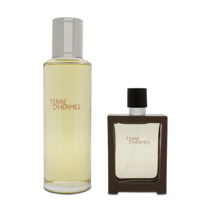 Hermes Terre D'hermes 30ml Eau De Toilette + 125ml Refill Fragrance