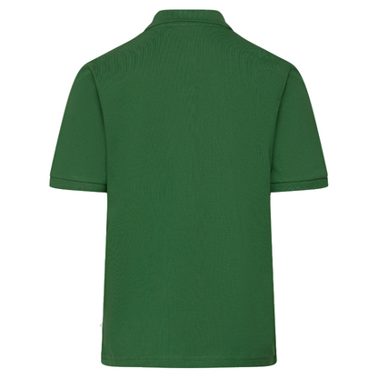 Hugo Boss Boy's Zip up Short Sleeve Polo Shirt Green