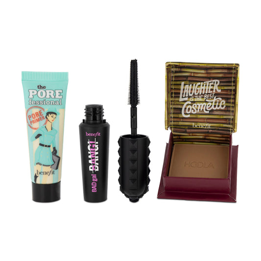 Benefit Icons Makeup Set Mini Primer Mascara & Bronzer (Blemished Box)