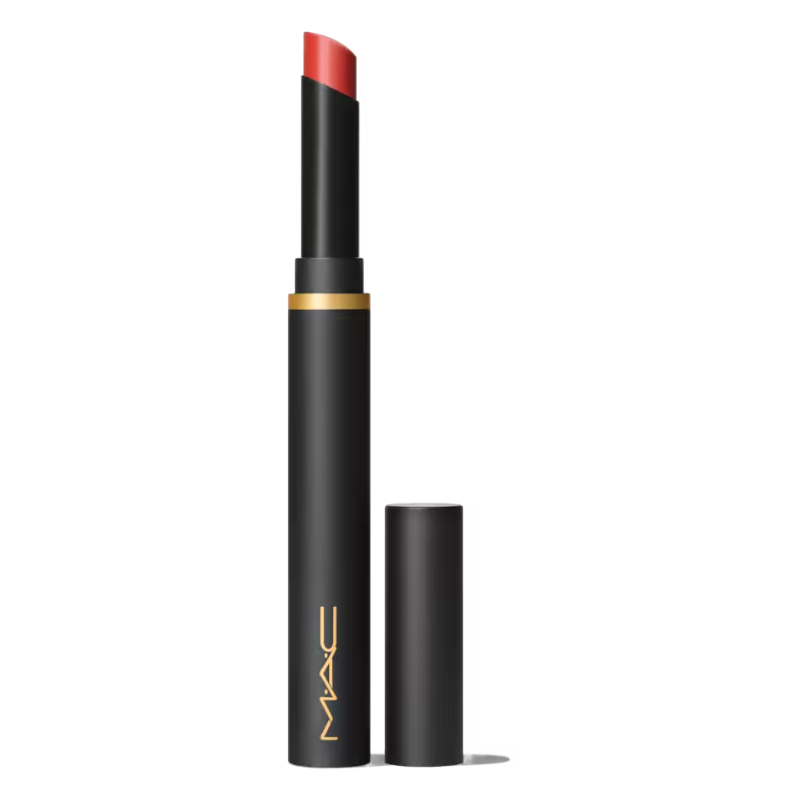 MAC Powder Kiss Velvet Blur Slim Lipstick 878 Dubonnet Buzz 2g
