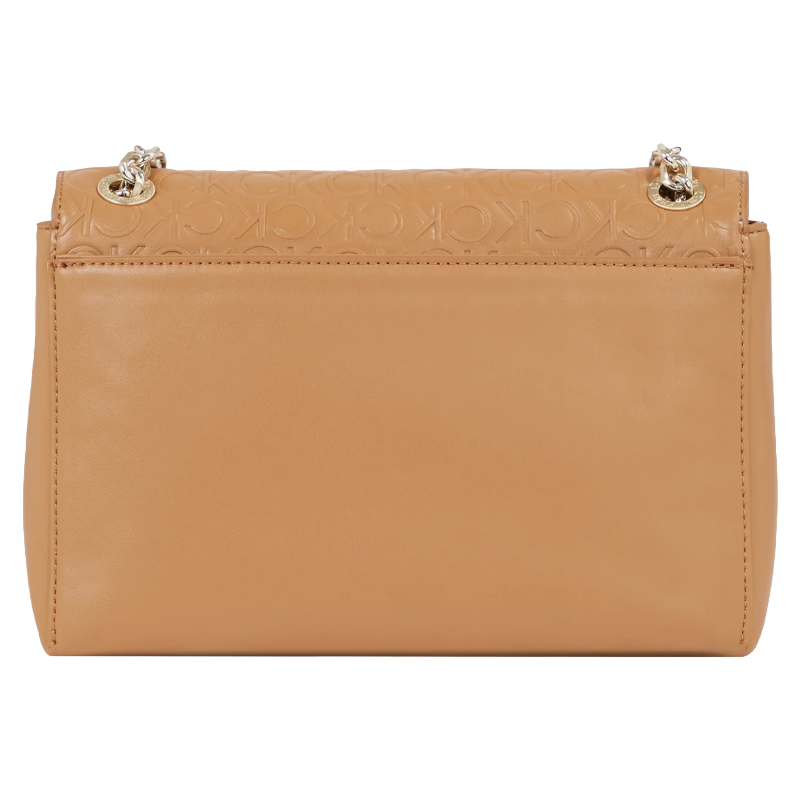 Calvin Klein Re-Lock Light Brown Crossbody Bag (Brown Sugar)