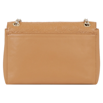 Calvin Klein Re-Lock Light Brown Crossbody Bag (Brown Sugar)