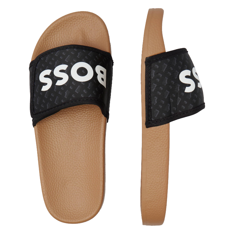 Hugo Boss Boys Flip Flop Sandal Beige/Black
