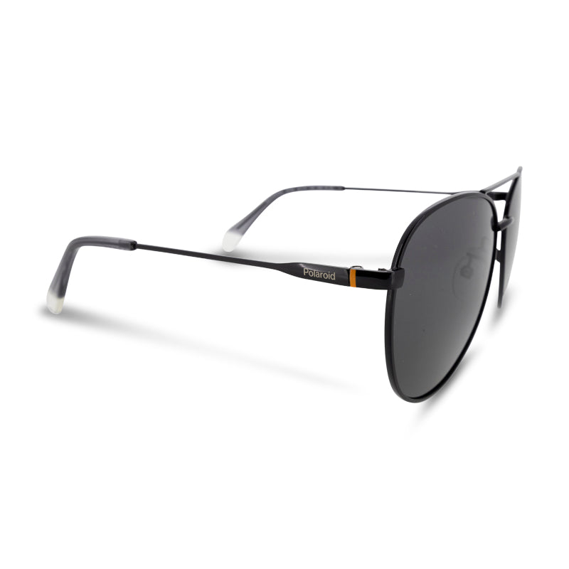 Polaroid Black Pilot Sunglasses PLD 4142 807M9