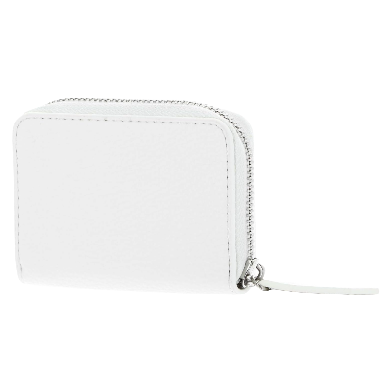 Mario Valentino Soho Zip Around Small White Purse Women's