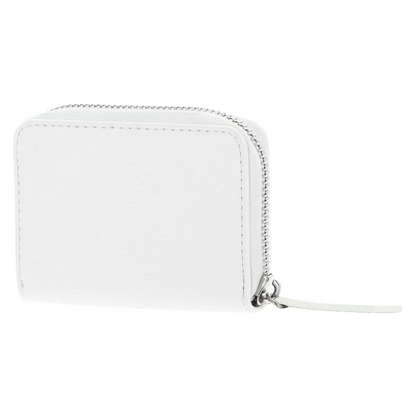 Mario Valentino Soho Zip Around Small White Purse Women's