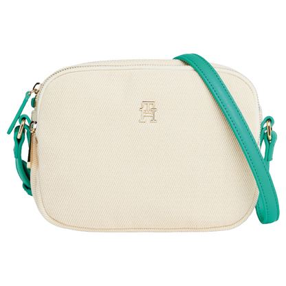 Tommy Hilfiger Poppy Canvas Crossover Bag Beige AW0AW16419