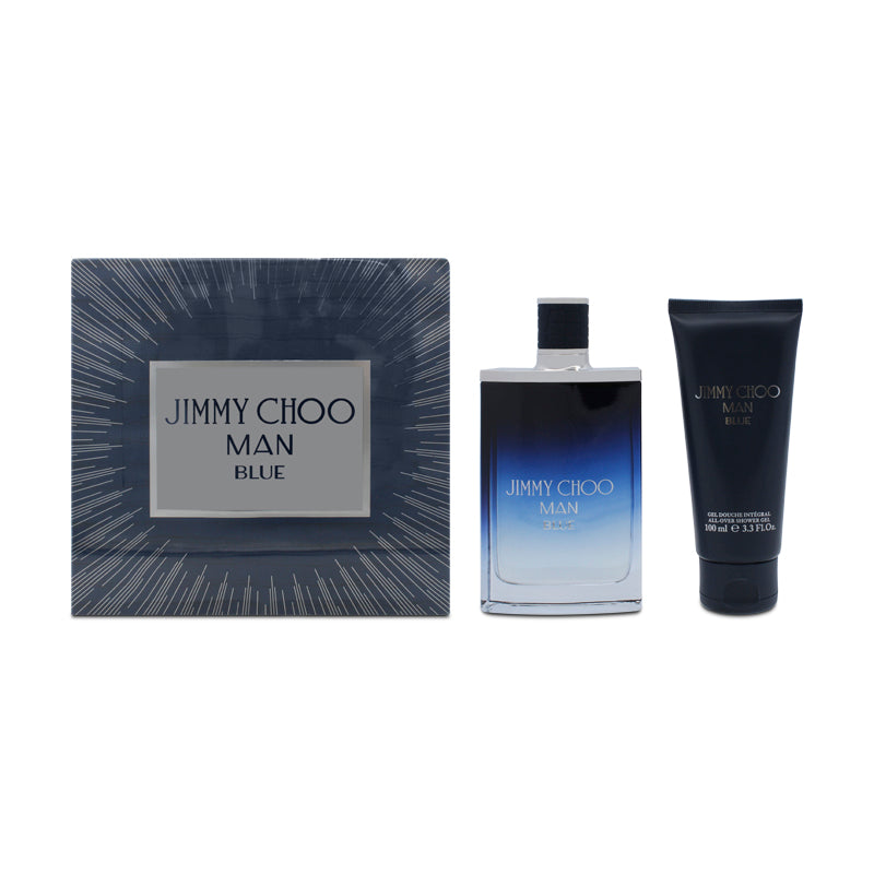 Jimmy Choo Man Blue 100ml EDT & Shower Gel Gift Set (Blemished Box)
