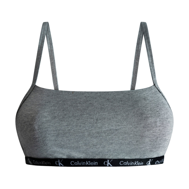 Calvin Klein 1996 Unlined Bralette | Black/Grey