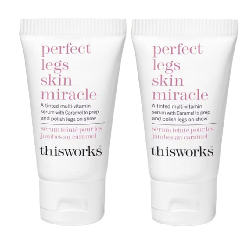 This Works Perfect Legs Tinted Scrub Serum Skin Miracle Duo 2 x 50ml Prep & Polish Legs