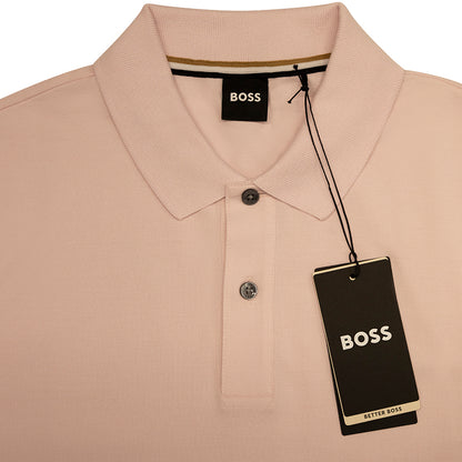 Hugo Boss Pallas Cotton Pink Polo Shirt