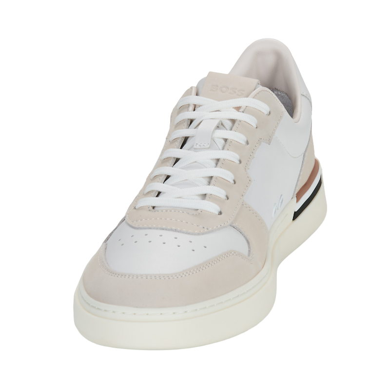 BOSS Clint Men's Leather Trainers Tennis Shoes