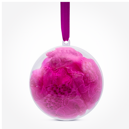 Victoria's Secret Cheeky Lace Knickers Fuchsia Pink Stocking Filler Bauble - Variant