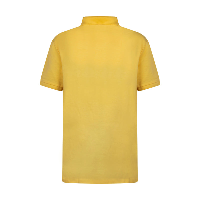 Ralph Lauren Cotton Polo Shirt Yellow Men's