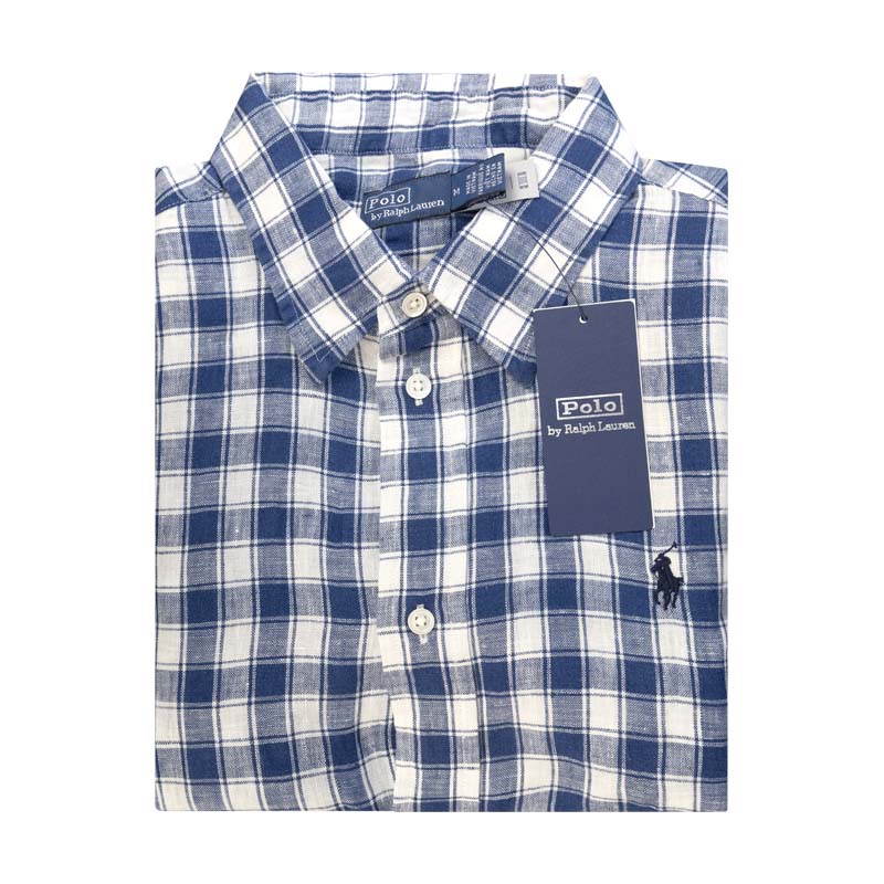 Ralph Lauren Polo Oversize Striped Linen Shirt Women's