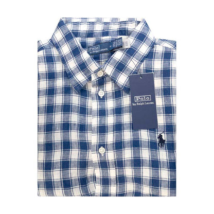 Ralph Lauren Polo Oversize Striped Linen Shirt Women's