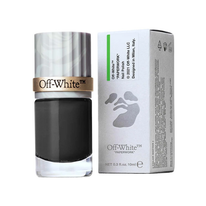 Off-White Paperwork Nail Polish Paint Seismic