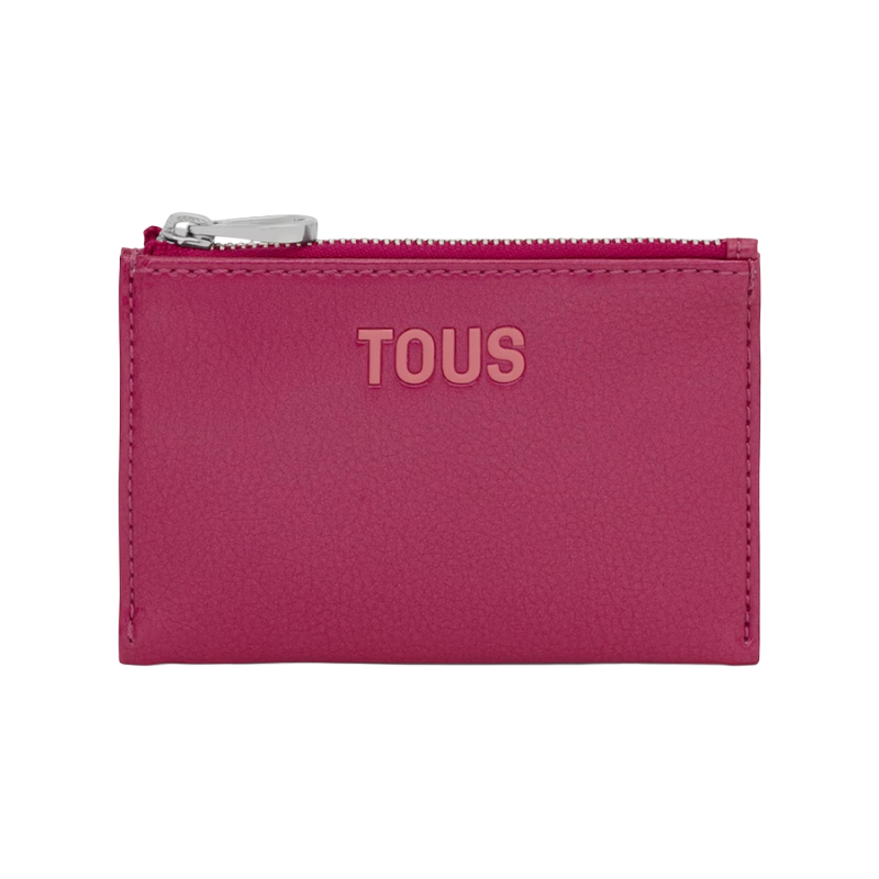 Tous Fuchsia Pink Credit Card Holder Wallet New Dorp Images