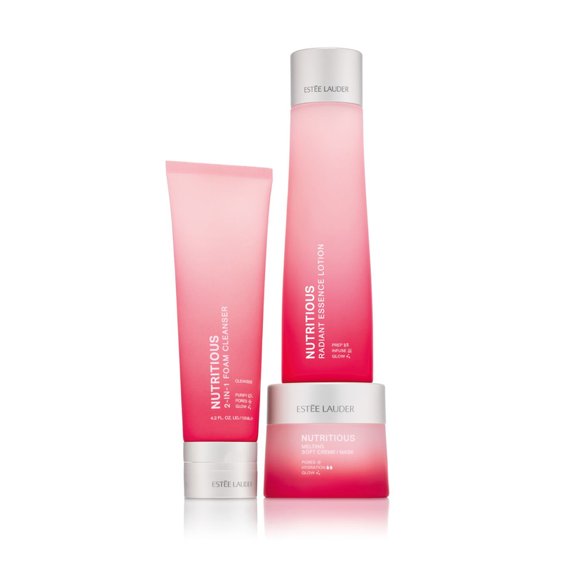 Estée Lauder Nutritious Skin Loving Skincare Set, three full-size products