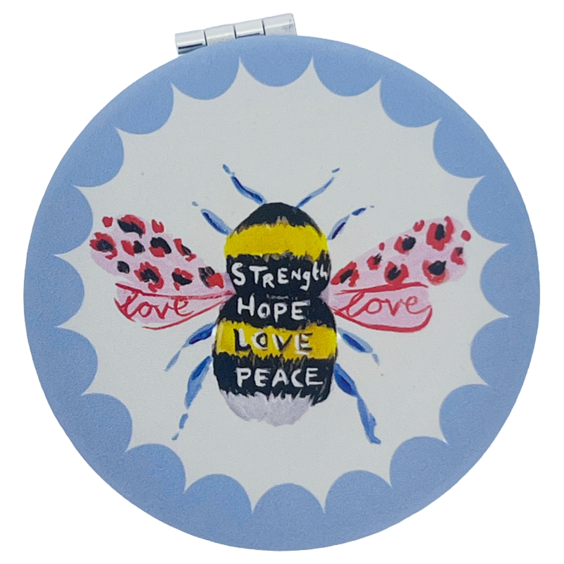 Eleanor Bowmer Manchester Bee Compact Mirror