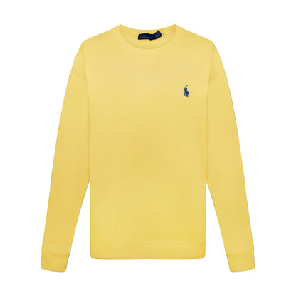 Ralph Lauren Polo Lightweight Fleece Crewneck Pullover Jumper Yellow