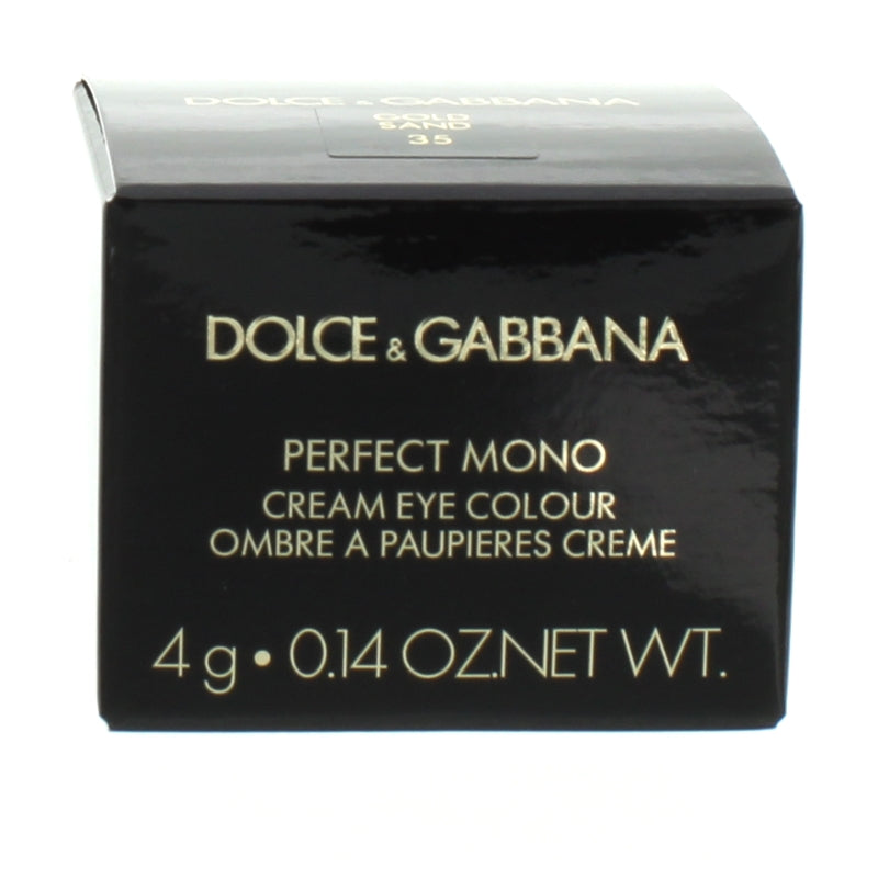 Dolce & Gabbana Perfect Mono Cream Eye Colour 35 Gold Sand