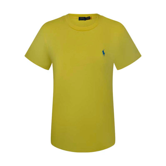 Ralph Lauren Polo Women's Cotton Jersey Crewneck T-Shirt Yellow