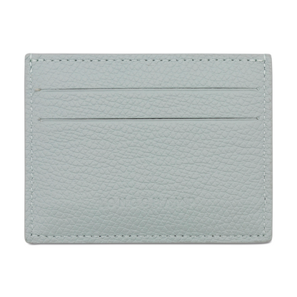 Longchamp Le Foulonne Leather Card Holder Celadon