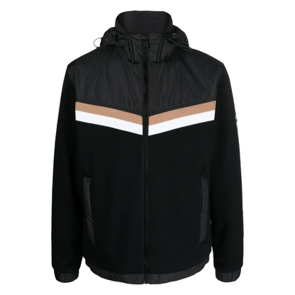 Hugo Boss Seager 116 Zip Up Hoodie Black