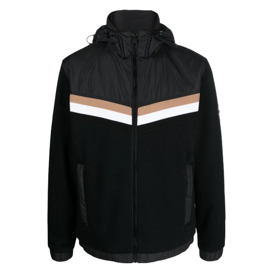 Hugo Boss Seager 116 Zip Up Hoodie Black