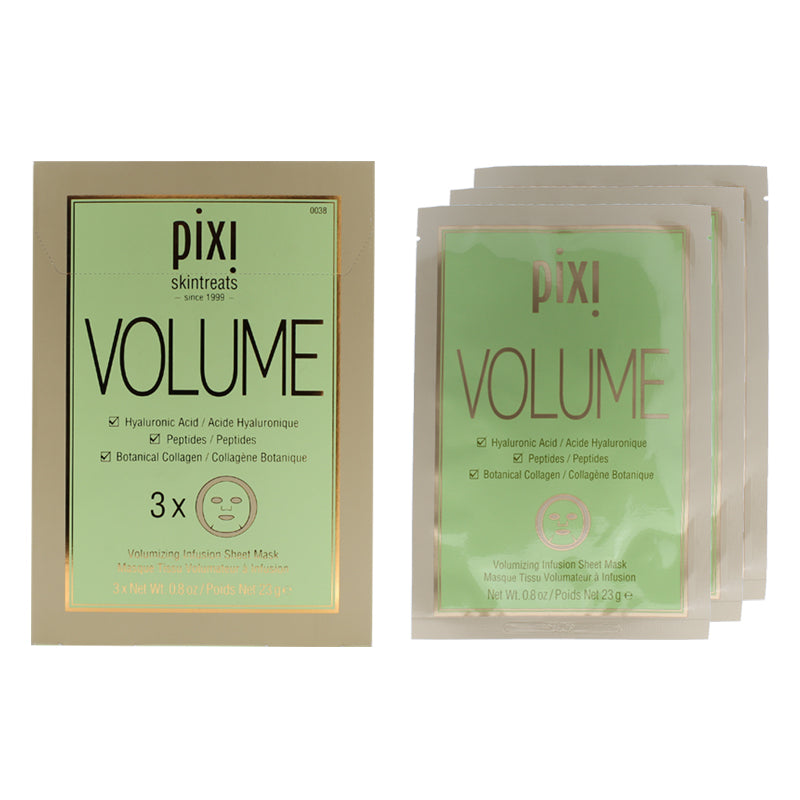 Pixi Volume Volumising Infusion Sheet Mask x3