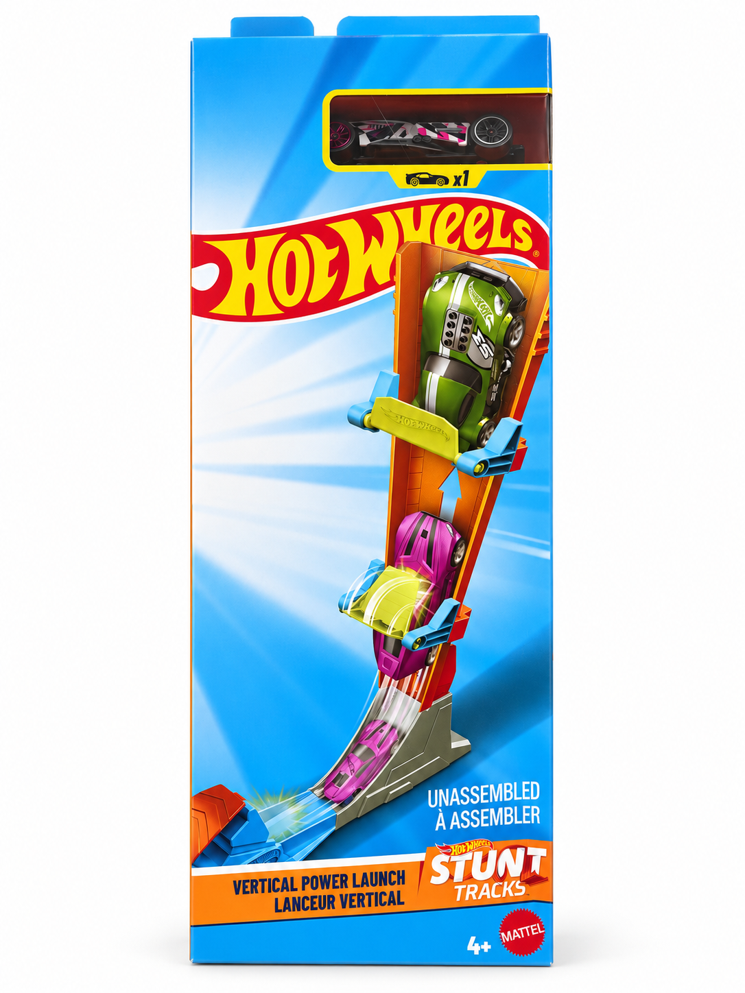 Hot Wheels Vertical Power Launch Stunt Track Set (Blemished Box)