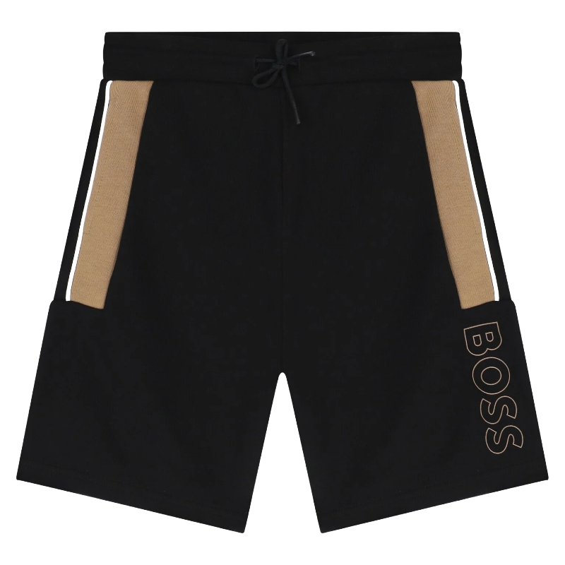 Hugo Boss Boys Logo Shorts Black