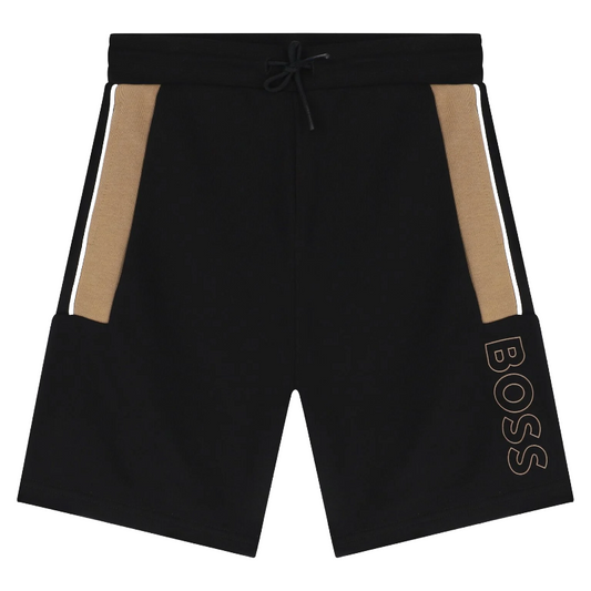 Hugo Boss Boys Logo Shorts Black
