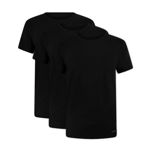 Calvin Klein Classic Fit 100% Cotton Crew Neck T-Shirt Black Large