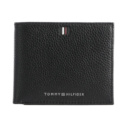 Tommy Hilfiger Black Leather Men's Wallet AM0AK11855