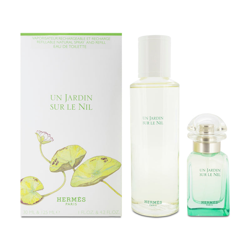 Hermes Un Jardin Sur Le Nil 125ml Eau De Toilette & 30ml Refill