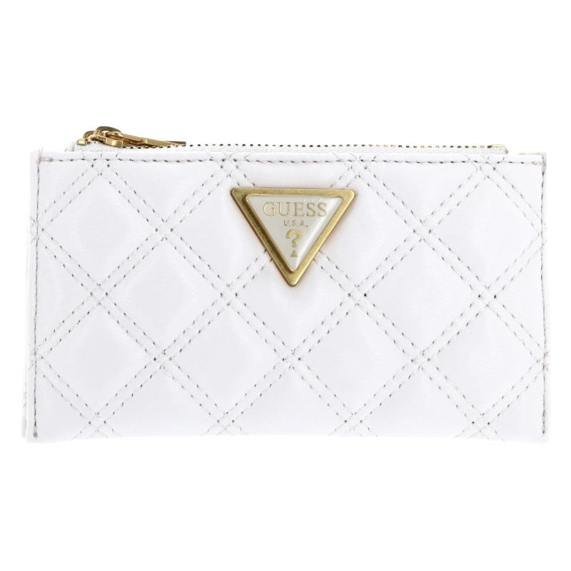 Guess Giully Quilted Purse Ivory White Women's QA874836