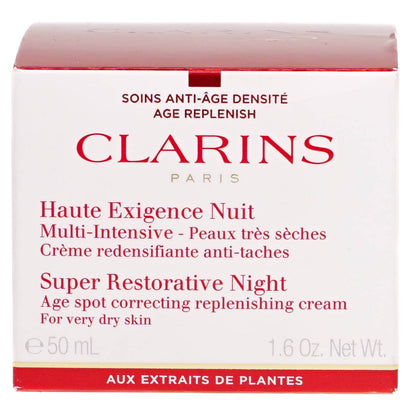 Clarins Super Restorative Night Cream 50ml Very Dry Skin