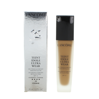 Lancome Teint Idole Foundation 09 Cookie SPF15 30ml (Blemished Box)