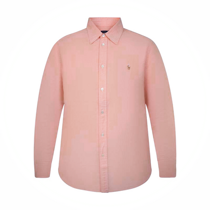 Ralph Lauren Polo Women's Relaxed Fit Shirt Peach Tree