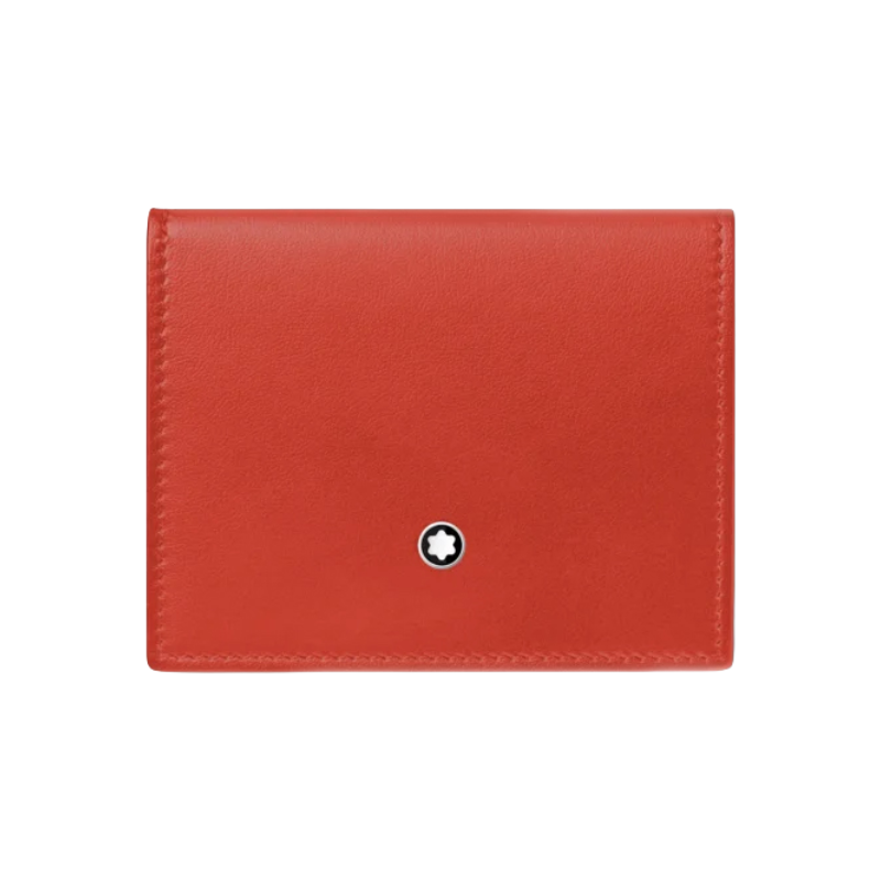 Mont Blanc Soft Trio Fold Card Holder Coral