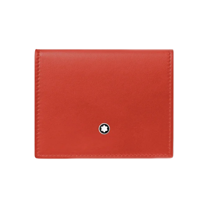 Mont Blanc Soft Trio Fold Card Holder Coral