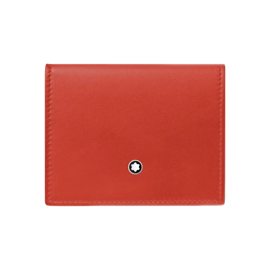 Mont Blanc Soft Trio Fold Card Holder Coral