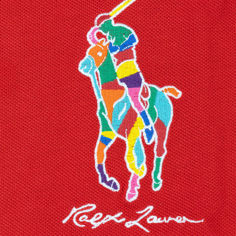 Ralph Lauren Polo Classic Fit Big Pony Polo Shirt Red