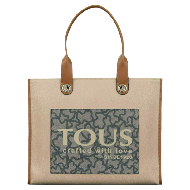 Tous Amaya K XL Shopping Shoulder Bag Beige 2001660243